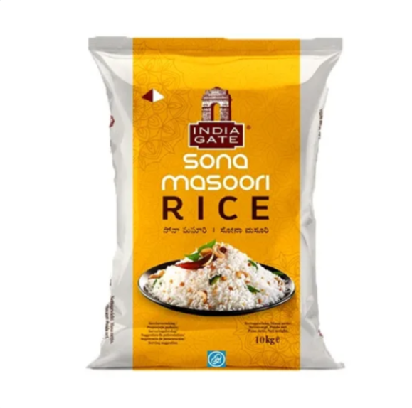 India Gate Sona masoori rice (10kg)