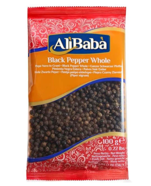 AliBaba Black Pepper Whole (100g)