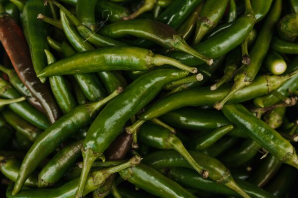 Green chilli pepper (€6,5/1Kg)