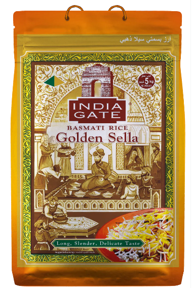 India Gate Basmati Rice Golden Sella (5kg)