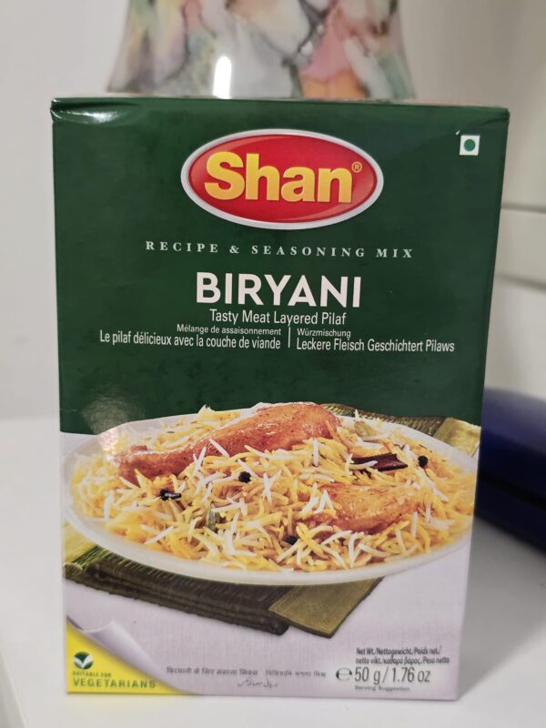Shan Biriyani Tasty Meat Layered Pilaf - 50g/1.76oz